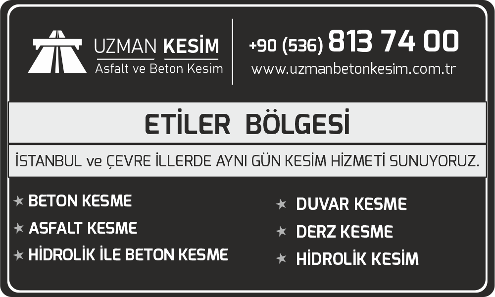Etiler Beton Asfalt Kesme Derz Kesme ve Hidrolik Duvar Kesim