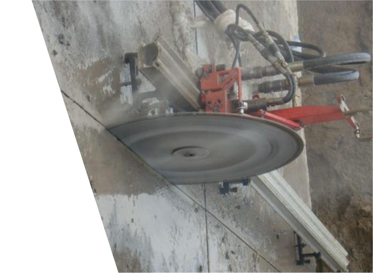 Hidrolik ile Beton Kesme Duvar Kesim